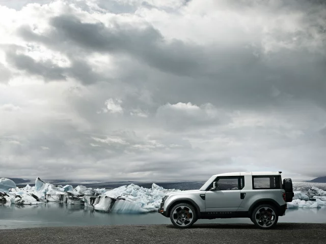 океан, концепт-кар, лед, uk, небо, ленд ровер, dc100, land rover