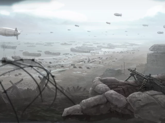 солдаты, company of heroes, war, океан, война