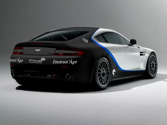 фары, black, aston martin