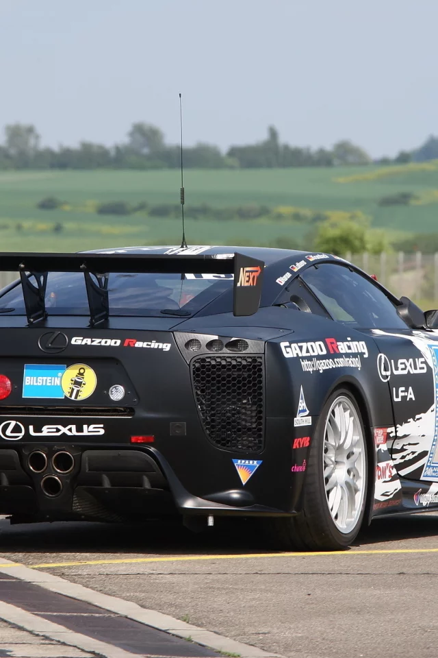 асфальт, car, race, lf-a, правый бок, lexus, лексус, задняя часть