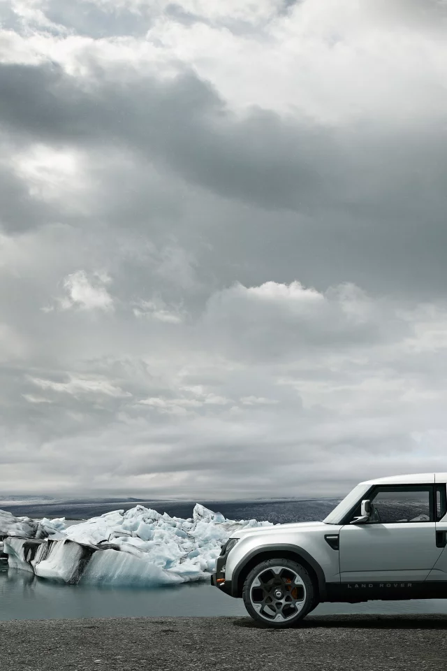 океан, концепт-кар, лед, uk, небо, ленд ровер, dc100, land rover