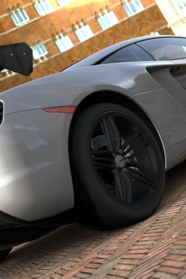серая, mp4-12c, gran, слики, turismo, gt5