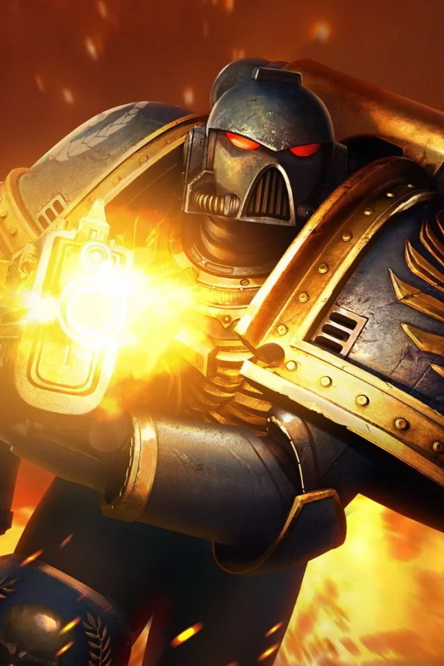 доспехи, ультрамарин, болтер, космодесантник, warhammer 40k
