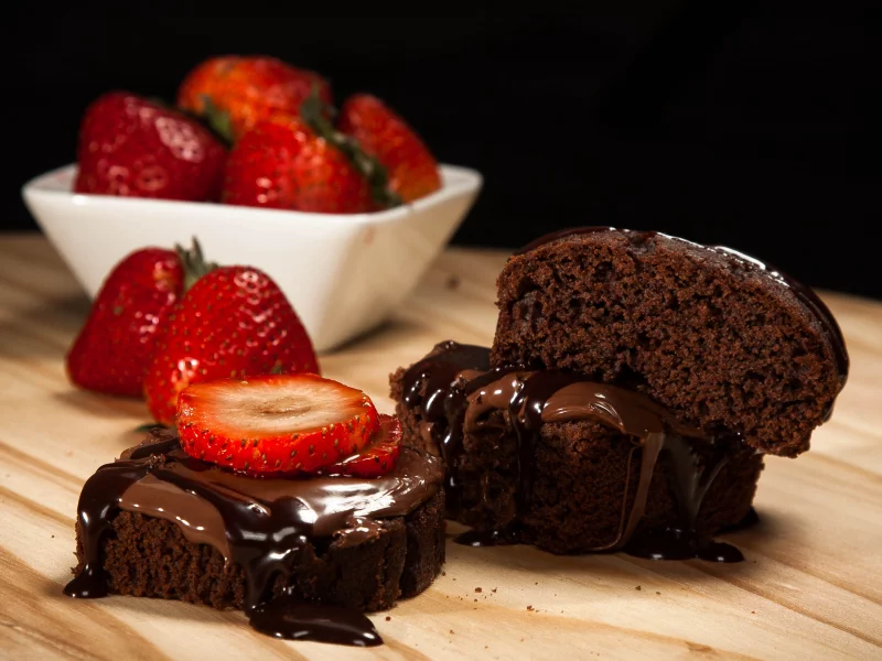 fruit, food, sweet, strawberry, шоколад, cream, chocolate, еда, сладкое
