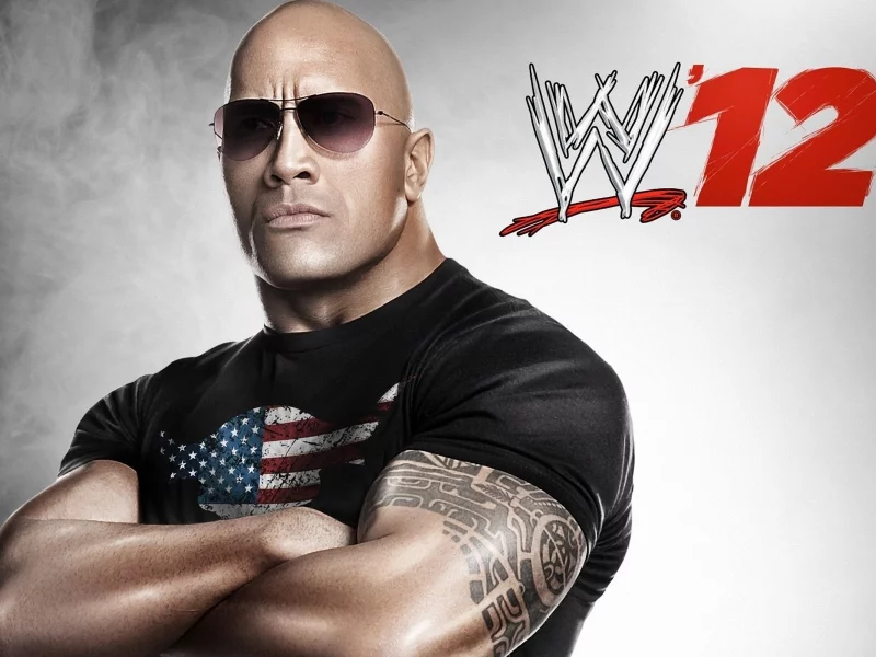 wwe 12, скала, the rock