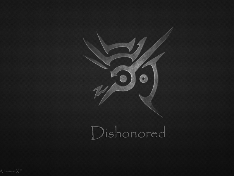 символ, арханикум, слово, серый, dishonored, минимализм 