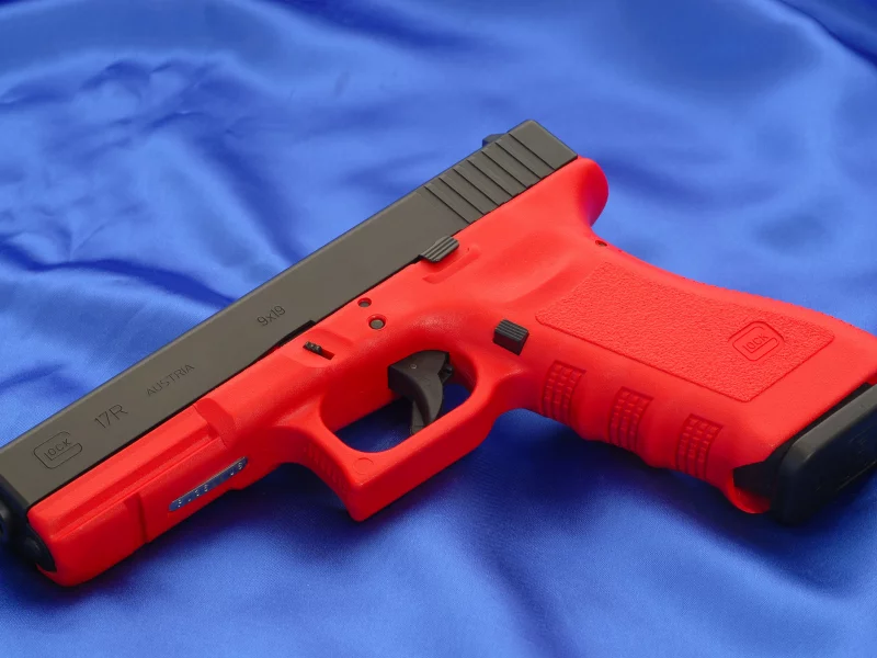пистолет, gun, austria, глок, glock, wallpapers, 17r, 17р, ствол, weapons, red
