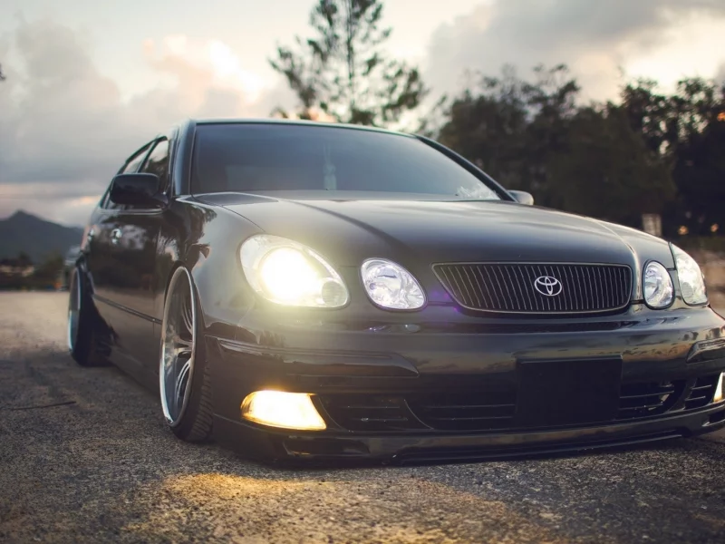 automobile, toyota, emil corpuz, hawaii, aristo, beautiful, car, wallpapers, black, vip, tuning