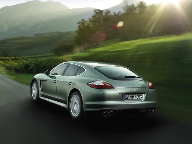 порше, panamera s, гибрид, porsche, hybrid, природа, солнце