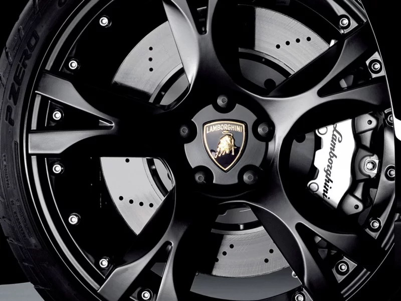 черный, диски, lamborgini