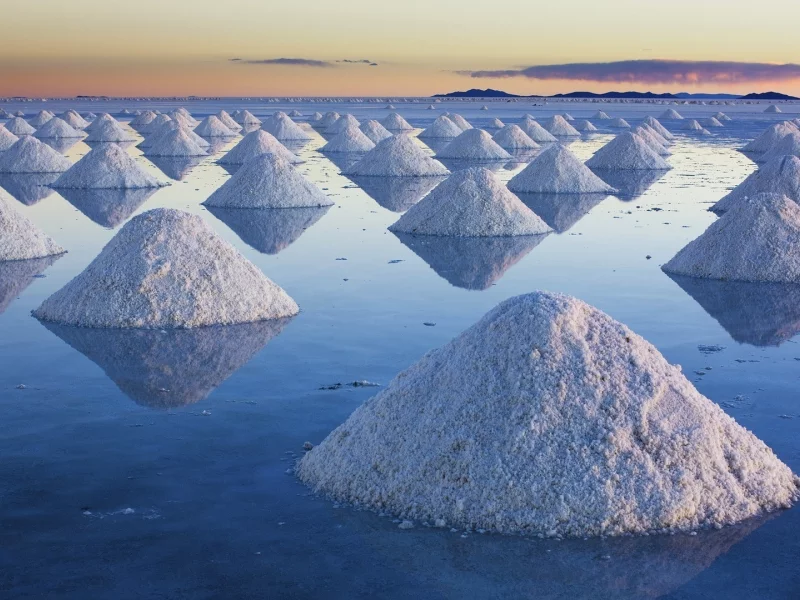 боливия, соль, вода, солончак
