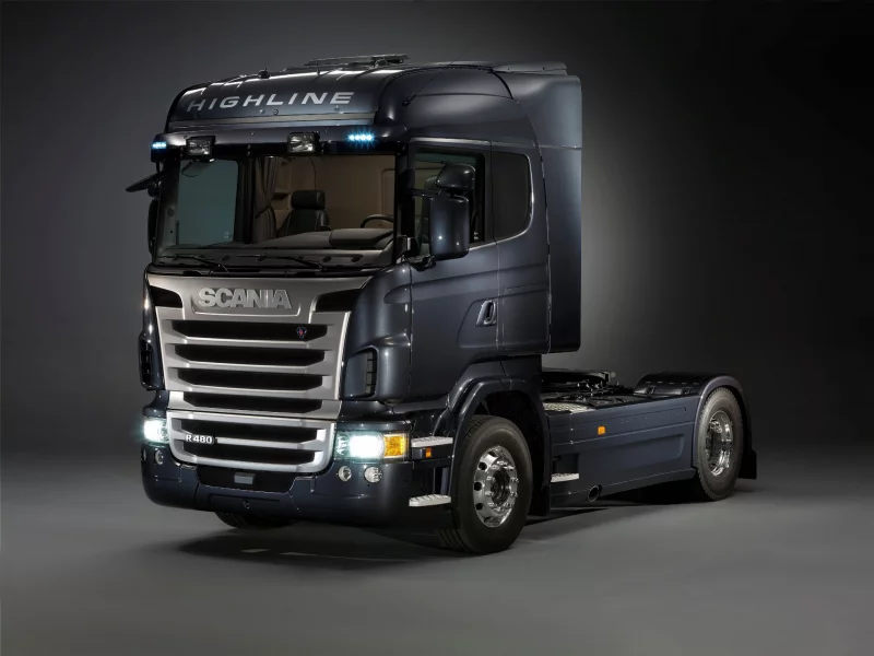 трейлер, scania, грузовая