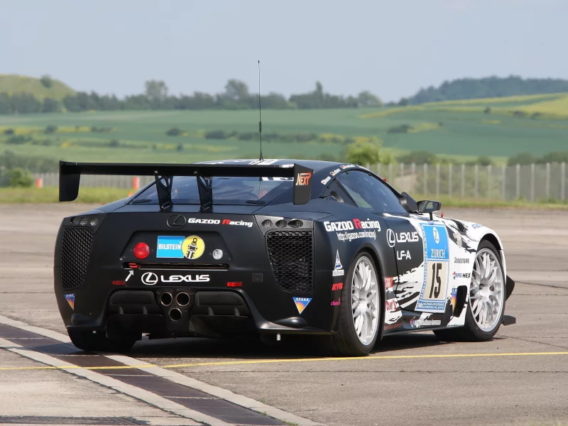 асфальт, car, race, lf-a, правый бок, lexus, лексус, задняя часть