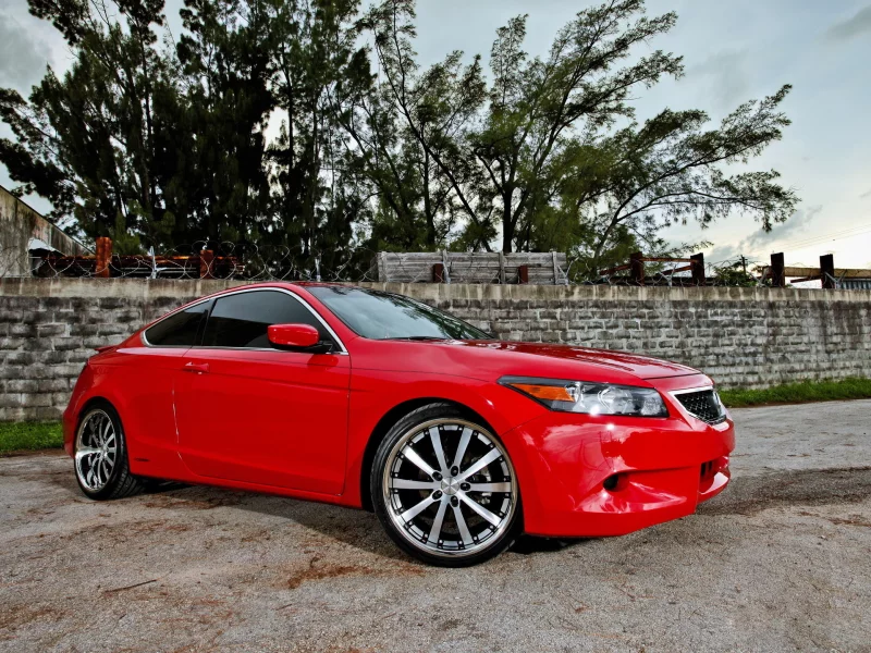 хонда, тюнинг, honda, accord, красный