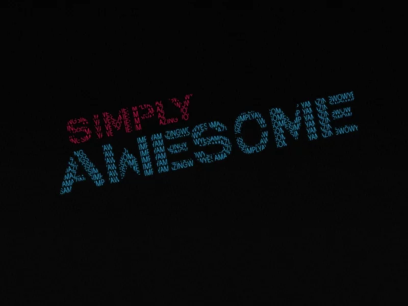 слова, надпись, awesome, wallpaper, строки