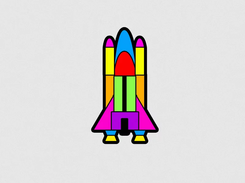 1920x1200, picture, minimalism, стиль, рисунок, минимализм, colors, ракета, краски, style, rocket