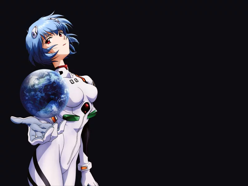 nge, rei, земля, на ладони, rei, neon genesis evangelion, evangelion, ayanami