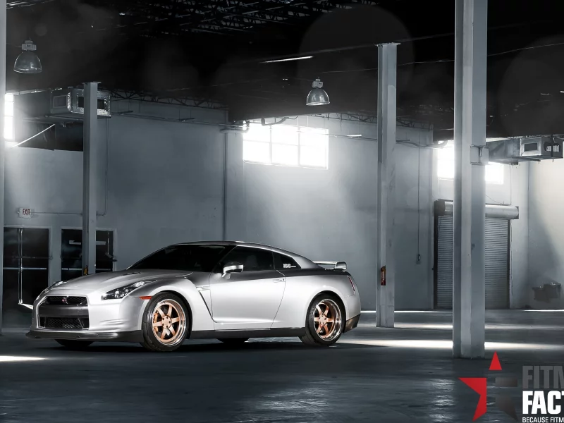 fitment factory, silvery, передняя часть, nissan, ниссан, gt-r, серебристый