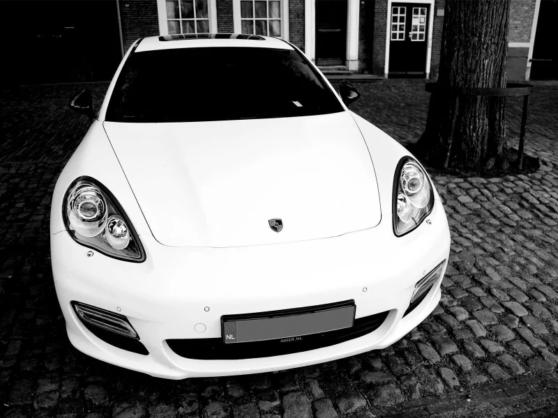 porsche, чб, auto, фото, turbo, panamera, cars