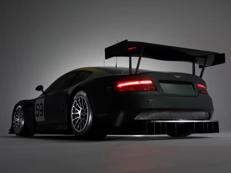 aston martin dbr9, 59, michelin, спойлер