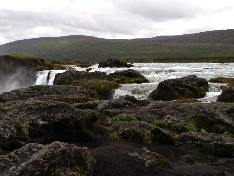 clouds, вода, небо, sky, водопад, облака, stones, water, waterfall, камни, пейзаж, 1920x1200, landscape, река, nature, природа, river
