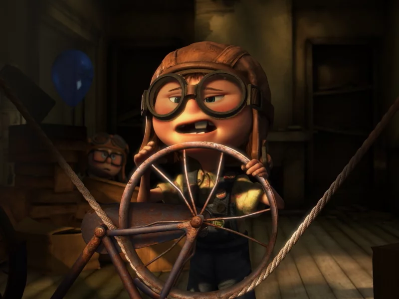мультфильм, up, элли, pixar, вверх