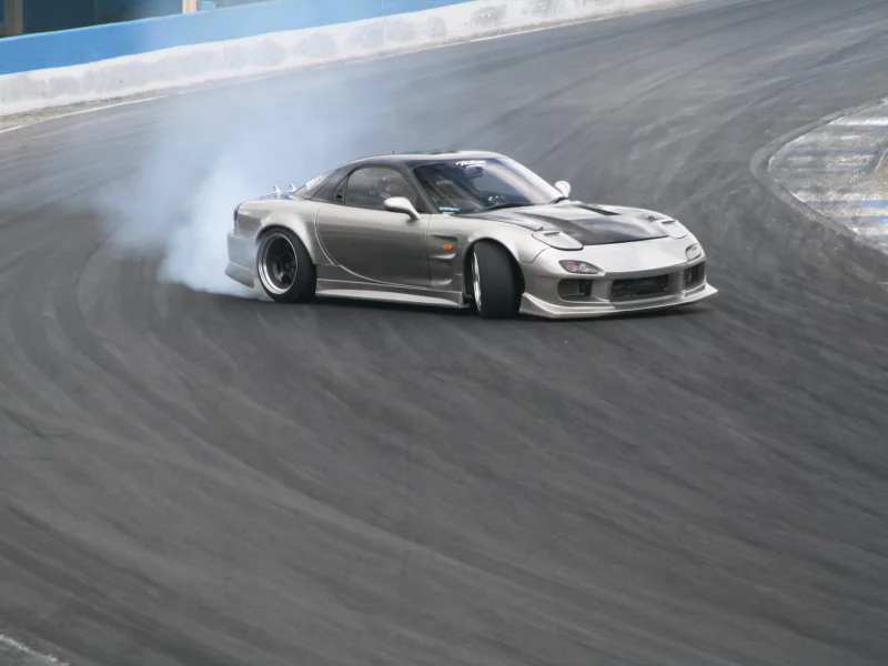 mazda, автомобиль, трасса, дрифт, машина, drift, rx-7