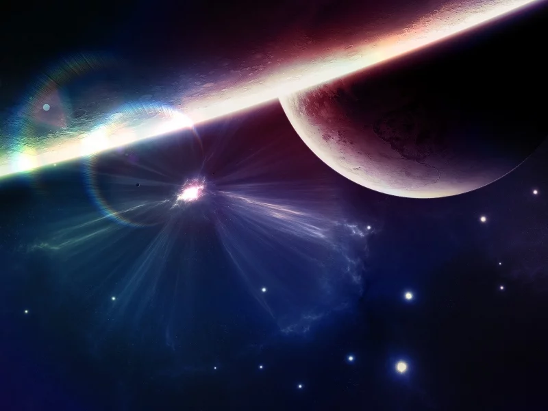 лучи, stars, звезды, блики, планета, space, свет