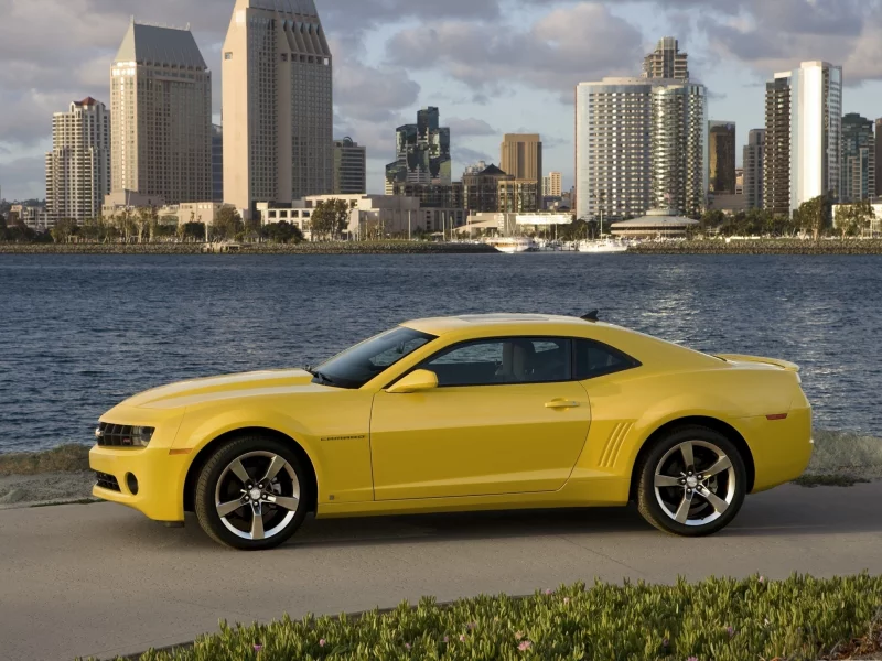 camaro, rs, желтый, chevrolet
