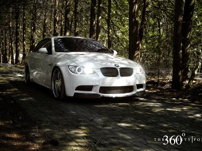 природа, авто, лес, 360 forged, белый бмв на рабочий стол, bmw m3 convertible
