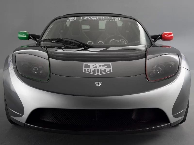 roadster tag heuer5, tesla, серый