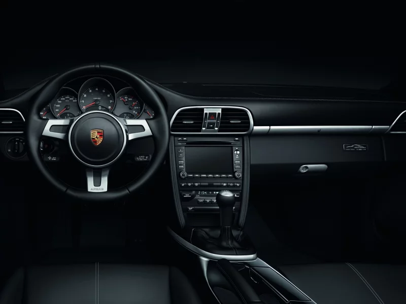 porsche, 2011, auto, black edition