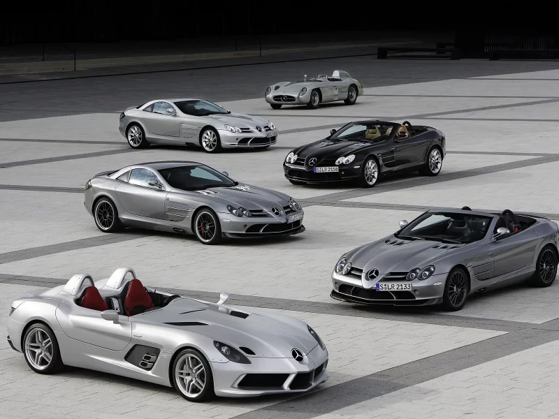 эволюция, развитие, модели, slr, benz, мерседесы, mercedes