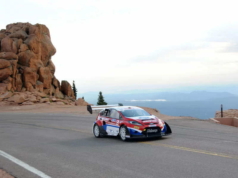 rallycross, fiesta, горы, ford