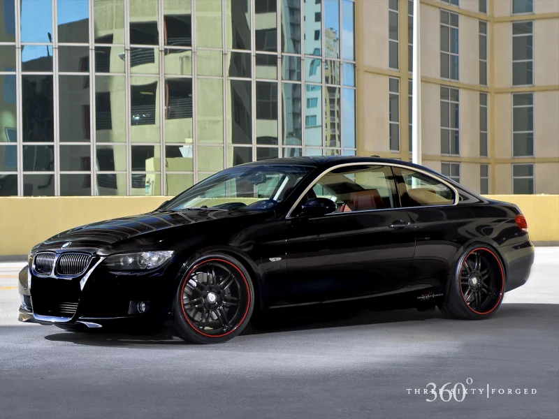 360 three sixty forged, bmw, black