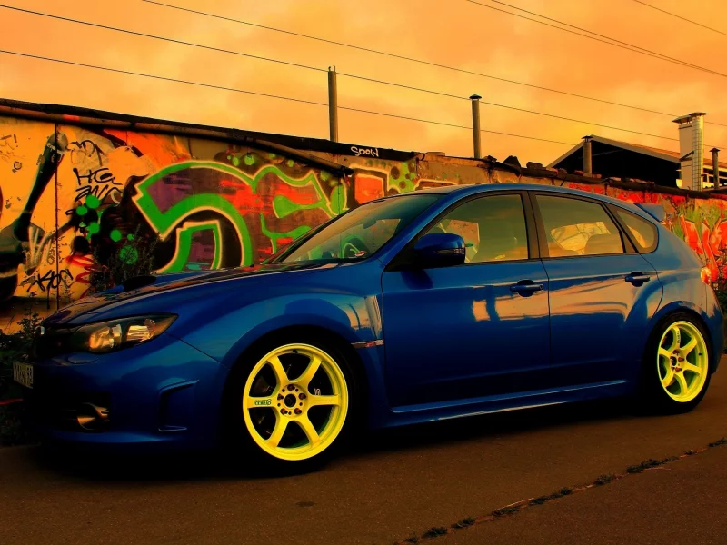 импреза, impreza, стена, subaru, гравфити, субару, забор