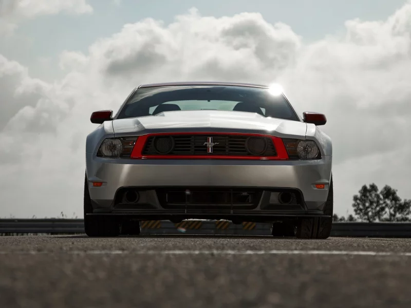laguna seca, асфальт, boss 302, блик, ford, mustang, недо