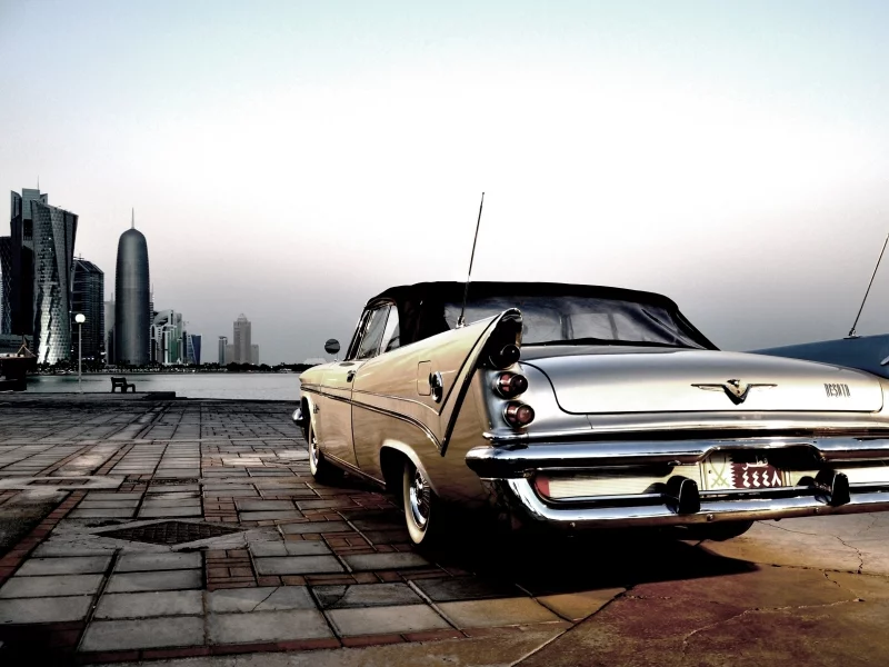 desoto, город, auto wallpapers, cars, набережная, авто обои, chrysler, тачки, авто фото