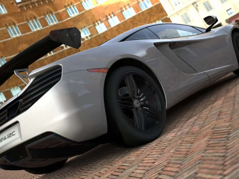 серая, mp4-12c, gran, слики, turismo, gt5