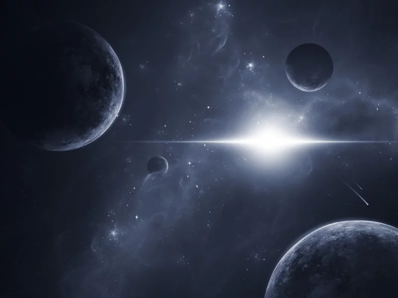 komets, light, planets, stars, satellites