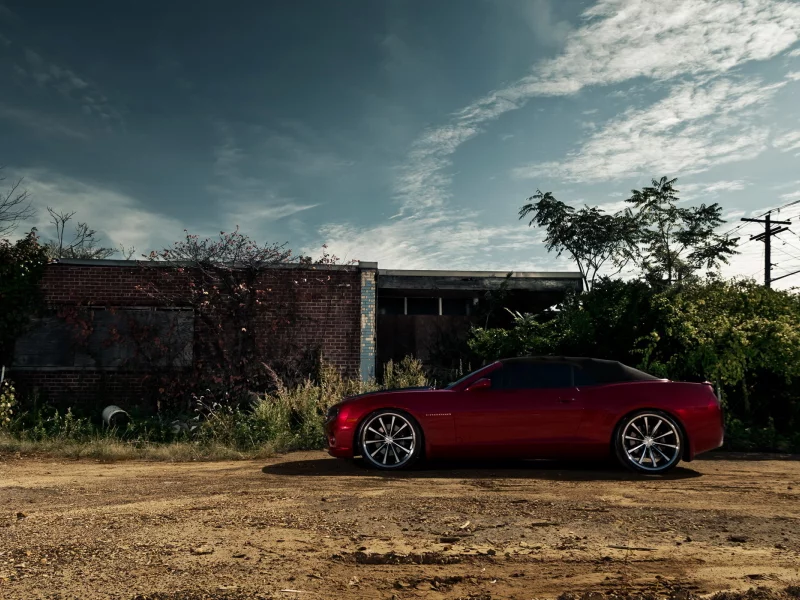 красный, шевролет, chevrolet camaro, камаро, кабриолет