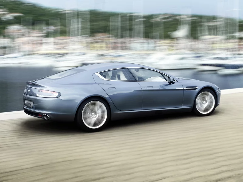 aston martin, blue, rapide
