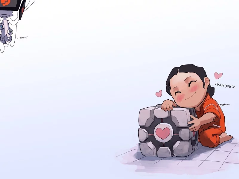 portal, valve, куб