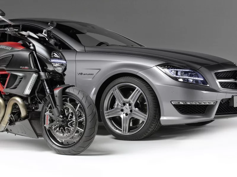 дукати, цлс63, машина, amg, mercedes-benz, амг, передок, дивел, байк, мерседес, and, мотоцикл, cls63, diavel, ducati