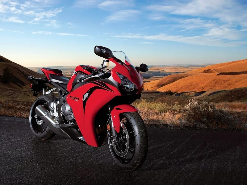 honda, cbr1000rr, дорога, степь, 2009, мото обои