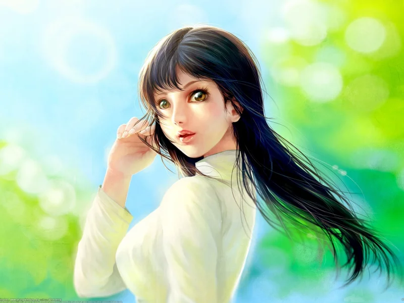 взгляд, рисунок, sunshire, art, глаза, арт, phungdinh