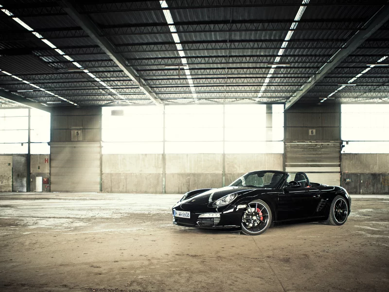 бетон, black edition, porsche boxster, стекло