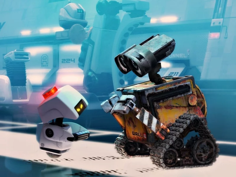 walle, ситуацуии, мультфильмы, фильмы