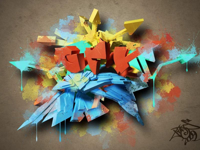краски, splattergraf, граффити