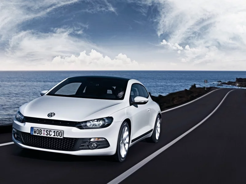 scirocco, белый, volkswagen